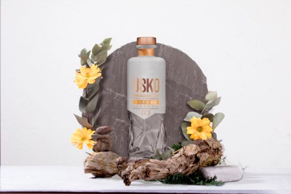 Безалкохолна водка USKO Citrus Non Alcoholic Vodka,700ml. - Image 2