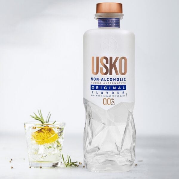 Безалкохолна водка USKO Original Non Alcoholic Vodka,700ml. - Image 3