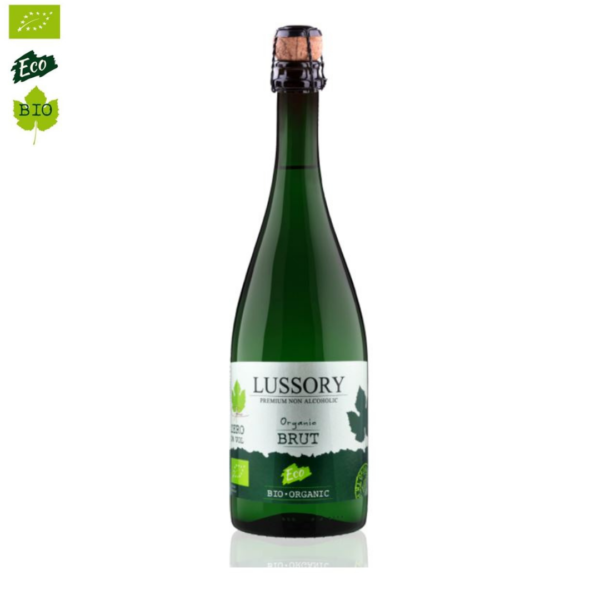 Lussory Non-alcoholic ORGANIC Sparkling Brut, 750 ml.